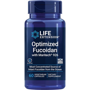 Life Extension Optimized Fucoidan with Maritech® 926, Promotes Healthy Immune Function, Gluten-Free, Non-Gmo, Vegetarian, 60 Capsules
