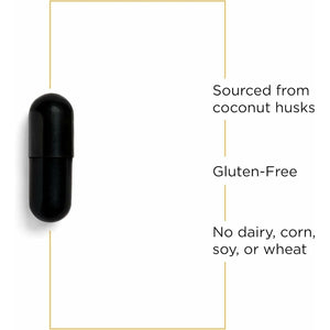 Integrative Therapeutics Activated Charcoal - Digestive & Gut Health Supplement* - Effective Gastrointestinal Support* - Gluten-Free & Dairy-Free - 100 Capsules (50 Servings)