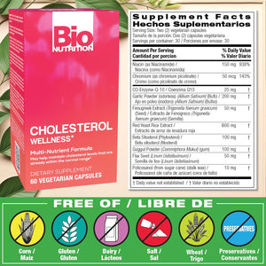 Bio Nutrition Cholesterol Wellness, 60 Capsules