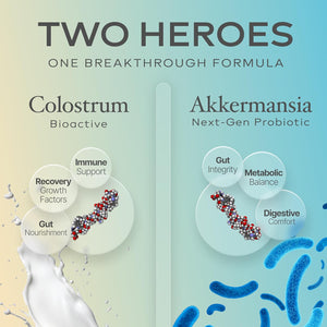 Prime Powders Colostrum Powder | Grass-Fed Bovine Colostrum with Akkermansia Probiotic 1B AFU | Microbiome & Gut Support | High Igg Advanced Formula | 120 Servings