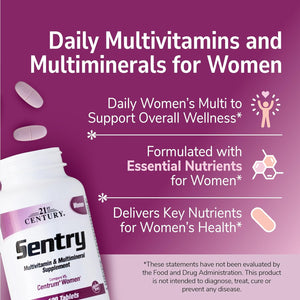 21St Century Sentry Women Multivitamin Tablets, 120 Count
