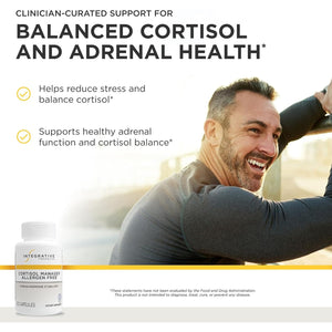 Integrative Therapeutics Cortisol Manager Allergen Free - Adrenal Health Support Supplement for Healthy Stress Response* - Vegan, Non-Dairy & Gluten-Free - 30 Capsules (15 Servings)