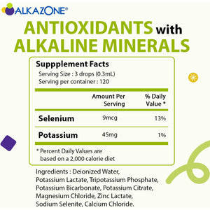ALKAZONE Balance Your Ph Antioxidants Alkaline Mineral Booster & Supplements (2 Packs)