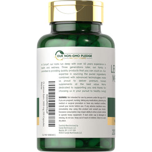 Carlyle Lemon Balm Capsules | 200 Count | Non-Gmo and Gluten Free Formula | Melissa Leaf Traditional Herbal Supplement | Super Concentrated Extract
