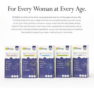 SOLARAY Menopause Her Life Stages - Menopause Supplements for Women - Supports Mood, Sleep, Hot Flashes, Night Sweats - Vegan, Gluten Free - 60-Day Guarantee - 30 Servings, 60 Vegcaps