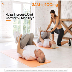 Doctor'S Best Sam-E 400 Mg, Vegan, Gluten Free, Soy Free, Mood and Joint Support, 60 Enteric Coated Tablets