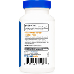 Nutricost N-Acetyl L-Tyrosine (NALT) 350Mg, 120 Capsules - Gluten Free, Non-Gmo