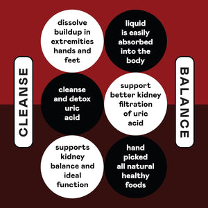 Complete Natural Products Uric Acid Complete - 16Oz Liquid Supplement to Support Uric Acid Cleanse, Kidney Health & Circulation with Apple Cider Vinegar, Tart Cherry, & Beet Root.