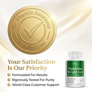 Nighttime Fat Burner Supplements - Appetite Suppressants for Weight Loss - Night-Time Fat Burner for Women and Men Supporting Sleep & Relaxation - Weight Loss Pills - 60 Capsules