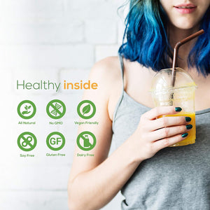 Raw Fountain 3 Day Juice Cleanse Detox, 24 Powder Packets, Travel and Vegan Friendly, 4 All Natural Flavors, Includes Protein (3 Day)