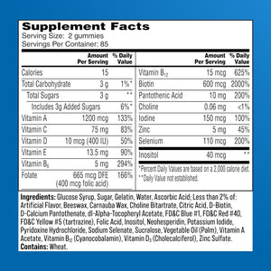 One a Day Mens Multivitamins Gummies – Multivitamin for Men with Vitamin D, Zinc, Folic Acid, Chewable Vitamin Gummies, Physical Energy Support 80 Count