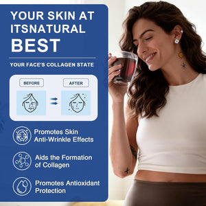 ZEBORA Marine Collagen Peptides Powder 50 Servings - Wild Caught Hydrolyzed Fish Collagen with Hyaluronic Acid, Keratin, Multivitamins - Collagen for Women Support Skin Hair Nail Joint, Keto Friendly
