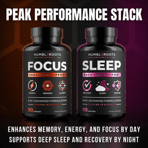 Advanced Focus Supplement Nootropic Brain Supplements for Memory and Focus | Lion'S Mane, Caffeine, L-Theanine, and 5 Additional Natural Ingredients to Improve Cognitive Health & Energy (90 Capsules)