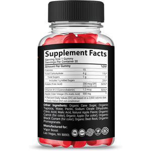 (1 Pack) Vigorboost Gummies, Maximum Strength Supplement, Advanced All Natural Vitamin Gummies