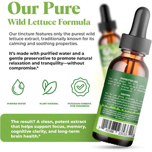 Amazing Botanicals Wild Lettuce 10X Extract Tincture 30,000 Mg (1 Fl Oz (Pack of 1))