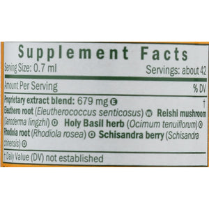 Herb Pharm Stress Manager: Adaptogenic Stress Support Tincture, Rhodiola Rosea, Holy Basil Extract, Reishi Mushroom Extract, Adrenal Function Support, Optimal Energy, Vegan, Non-Gmo, 1 Oz*