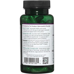 Vitanica Slow Flow, Menstrual Flow Support, Vegan, 60 Capsules