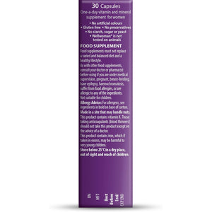 Wellwoman Vitabiotics Advanced Vitamin & Mineral Formula with Evening Primrose & Starflower Oils 30 Capsules