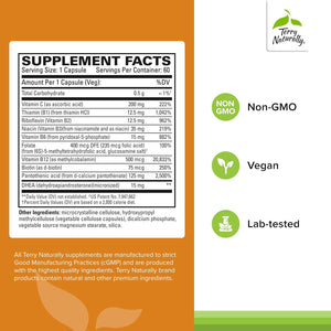 Terry Naturally Cortisol Rescue - 60 Capsules - Vegan, Non-Gmo, Gluten Free - 60 Servings