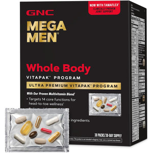 GNC Mega Men Vitapak Program for Men | Whole Body | 30 Count