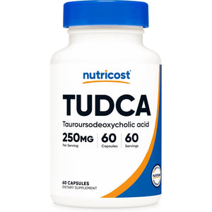 Nutricost Tudca 250Mg, 60 Capsules (Tauroursodeoxycholic Acid) - Premium Quality