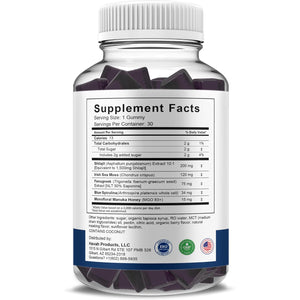 Havah Ultra Peak XL Performance Gummies, Ultrapeak XL Advanced Overall Health and Natural Performance Formula Supplement (1 Pack - 30 Gummies)