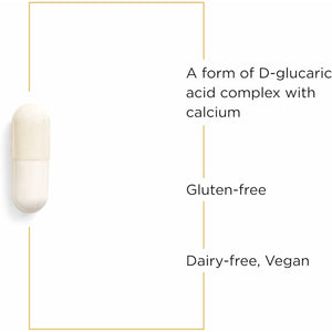 Integrative Therapeutics Calcium D-Glucarate - Supports Healthy Immune Function - Daily Support for Detoxification Systems & Estrogen Metabolism* - Gluten & Dairy-Free - 90 Capsules (30 Servings)