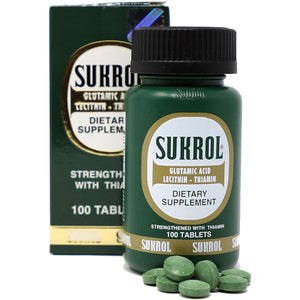 Sukrol, Vitamin, Improve Healthy Brain Function, 100 Tablets, Bottle