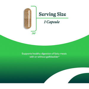 Seeking Health Ox Bile 125 - Digestive Enzyme & Gallbladder Support Supplement - Vegetarian Capsule with Digestive Enzymes - 120 Capsules