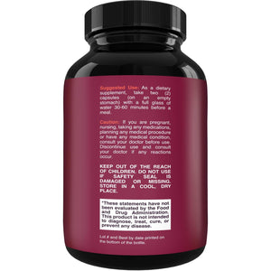 Natures Craft Max Strength Forskolin Weight Loss Supplement for Men and Women - Forskolin Fast Acting Diet Pills Natural Potent Fat Burner Builds Muscle Boosts Energy - 60 Count (Pack of 1)
