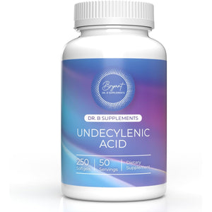 Undecylenic Acid - 250 Mg Formerly SF722 Fatty Acid to Support a Healthy Balance of Gut and Vaginal Flora 250 Softgel Capsule - 50 Servings