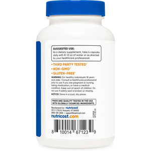 Nutricost Phosphatidylserine 400Mg, 120 Capsules - Soy Free, 30 Servings, Vegetarian Friendly, Non-Gmo, Gluten Free