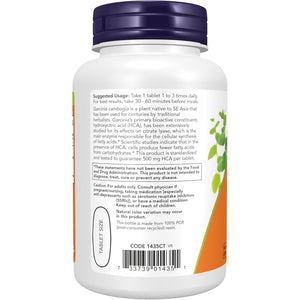 NOW Foods Supplements, Garcinia (Garcinia Cambogia) 1,000 Mg, Healthy Metabolism*,Weight Loss, 120 Tablets