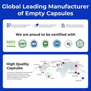Empty Vegan Capsules Size 0-100 Count Vegetable Capsule - Veggie Empty Caps with 2 Micro Lab Spoons