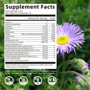 TMG Supplements 1000MG - Trimethylglycine Liquid Drops, Betaine High Absorption, Supports Methylation, Liver Wellness & Cognitive, Non-Gmo, Vegan, Blood Orange Flavor, 1 Fl.Oz (2 Pack)