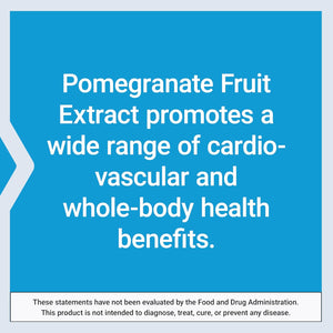 Life Extension Pomegranate Fruit Extract, 500 Mg, Antioxidant Polyphenols for Cardiovascular Health, Superfood, Gluten Free, Non-Gmo, Vegetarian, 30 Capsules
