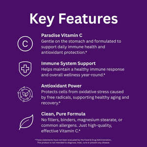 Paradise Herbs Earth'S Blend Vitamin C with Nature'S C and Adaptogens, Superfoods Base of Probiotics & Organic Alkalizing Greens, 90 Vegetarian Capsules