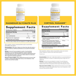 Integrative Therapeutics Cortisol Manager & Magnesium Glycinate Plus