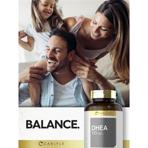 Carlyle DHEA 100Mg Supplement | 300 Capsules | for Women and Men | Non-Gmo & Gluten Free
