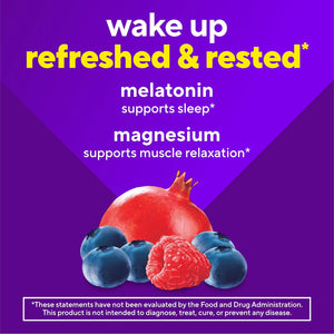 Vitafusion Melatonin Gummies | 5Mg | 90 Count | Gummy with Magnesium for Adults | Berry Flavor | Gluten and Dairy-Free Supplement