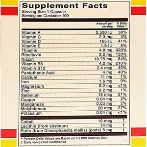 H3 100 Cap - Multivitaminico (Pack of 1)