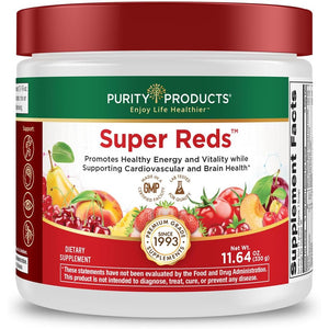 Purity Products Super Reds Powder Phytonutrient Superfood Drink Mix W/Floraglo Lutein - Phytonutrient Blend Containing Polyphenols, Antioxidants & More - 330 Grams - 30 Day Supply