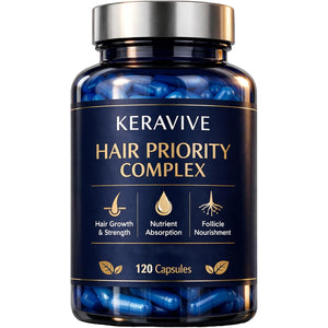 Priority Complex, Hair Health Supplement for Women, L-Leucine, L-Cystine,Daily Beauty Support, 120 Capsules(1Pc)