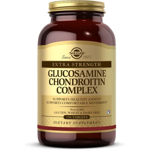 Solgar Extra Strength Glucosamine Chondroitin Complex - 150 Tablets - Supports Healthy Joints & Comfortable Movement - Non-Gmo, Gluten Free, Dairy Free - 50 Servings