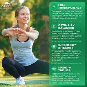 Zazzee Extra Strength 1,3/1,6 Beta Glucans, 1000 Mg, 100% Concentrated, 90 Vegan Capsules, Supports a Healthy Immune System, 100% Vegetarian, All-Natural and Non-Gmo