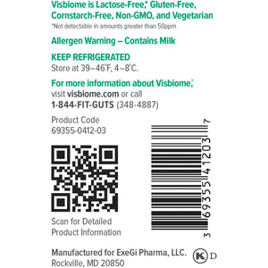 Visbiome® GI Care - High Potency Probiotic - 112.5 Billion CFU Live Probiotics, Original De Simone Formulation, Made in USA, 60 Capsules.