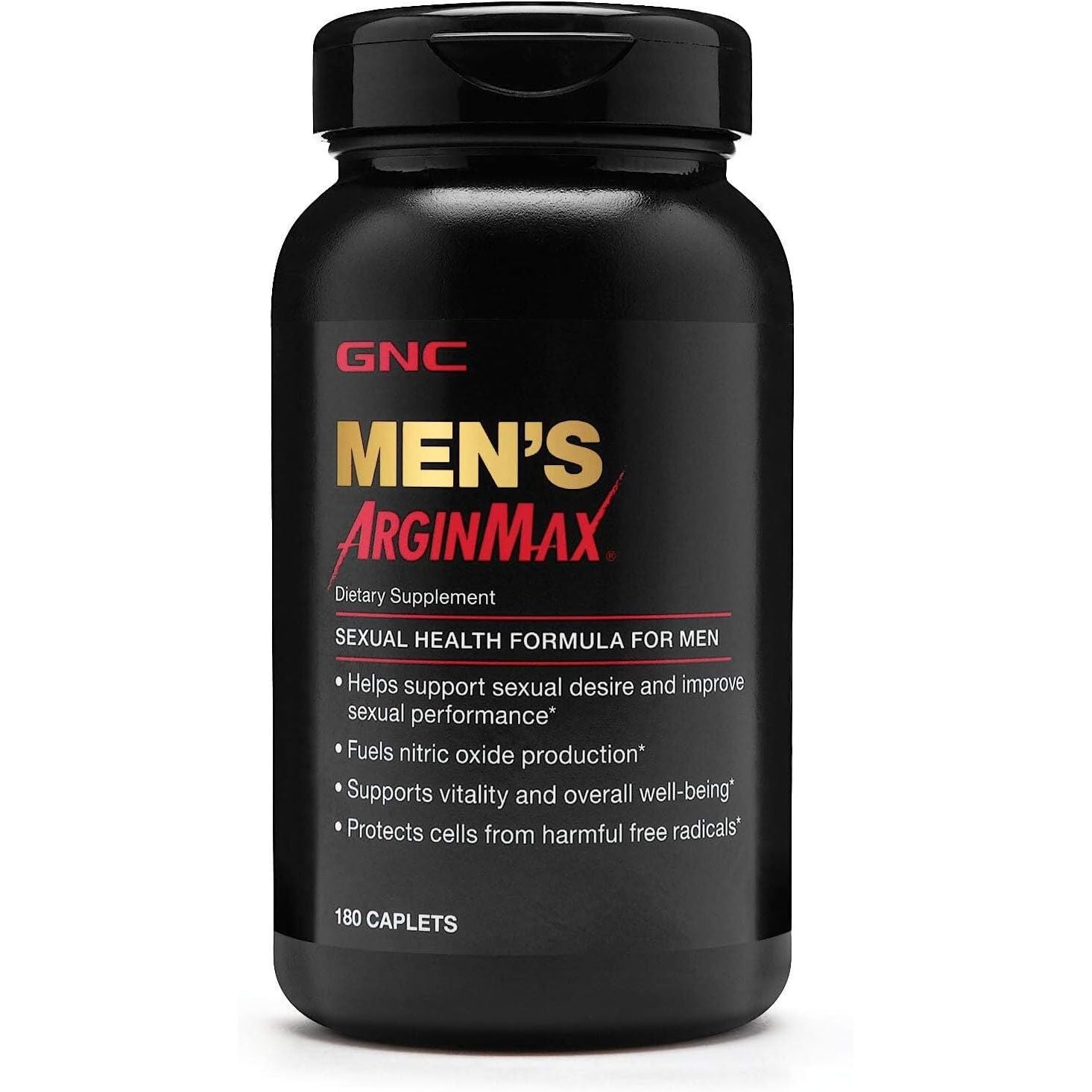 GNC Mens Arginmax Sexual Health Supplement for Men, Supports Blood Flow and Vitality 180 Count