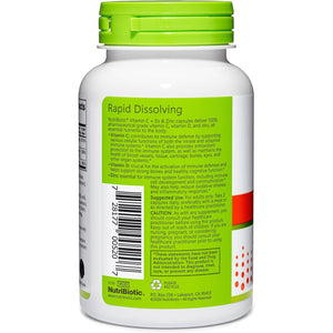 Nutribiotic – Vitamin C + Vitamin D3 & Zinc, 100 Capsules | Potent, Comprehensive Immune Support | Essential & Antioxidant Daily Supplement | Gluten & GMO Free
