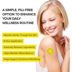 Dopamine Patches Extra Strength: Wellness Support 30 Patches - Plant-Based Formula
