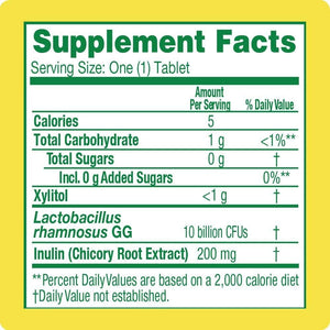 Culturelle Digestive Health Daily Probiotic Chewables, Probiotic for Men and Women, Most Clinically Studied Probiotic Strain, 10 Billion Cfus, Supports Occasional Diarrhea, Gas & Bloating, 24 Count